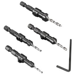 Zestaw 4 wierteł-pogłębiaczy MAKITA D-73455