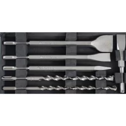 Wiertła i dłuta SDS+ zestaw 17cz MAKITA D-42444
