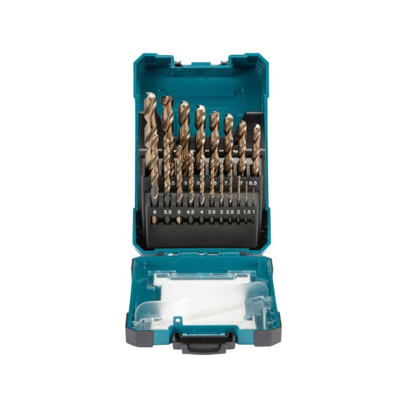 Zestaw 19 wierteł 1-10mm HSS-FORCE Makita D-67583