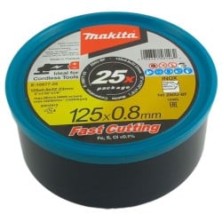 25x tarcz 125x0,8mm do metalu INOX Makita E-10877