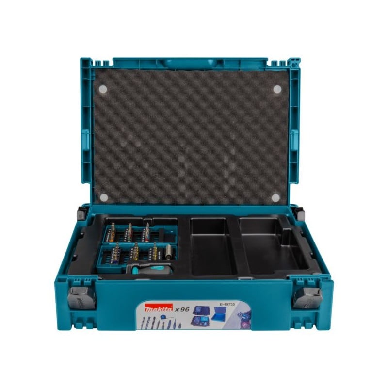 Zestaw bitów wierteł 96 ele. MAKPAC Makita B-49725