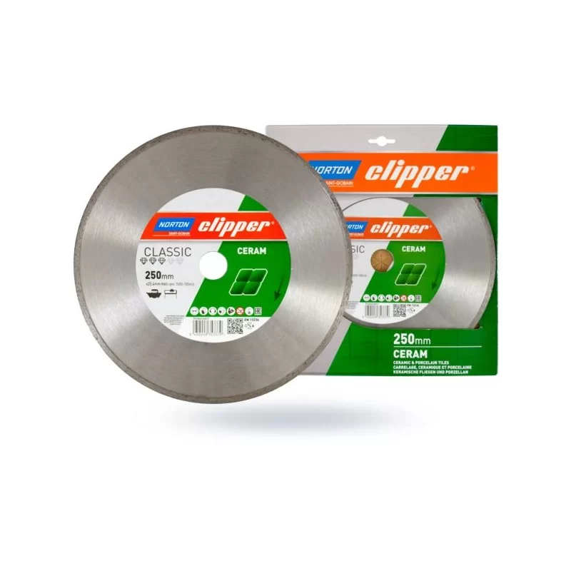 Tarcza diamentowa pełna 250x25,4 CLIPPER NORTON