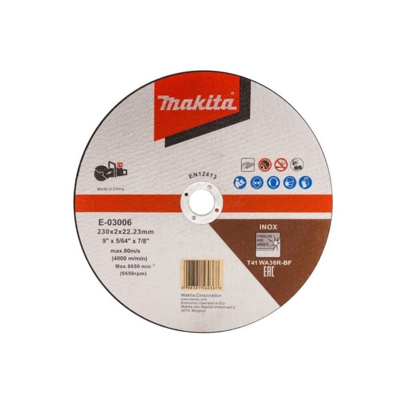 Tarcza do metalu 230x2,0 INOX MAKITA