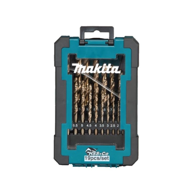 Zestaw 19 wierteł kobaltowych Makita D-67561