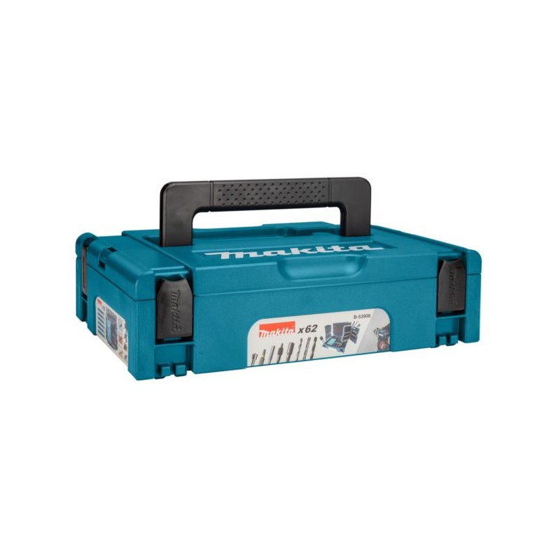 Zestaw bitów wierteł 62 ele. MAKPAC Makita B-53908