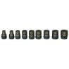 Zestaw nasadek udarowych Makita E-16564 sześciokątne 1/2’’ 8–24mm IMPACT BLACK 9 szt.