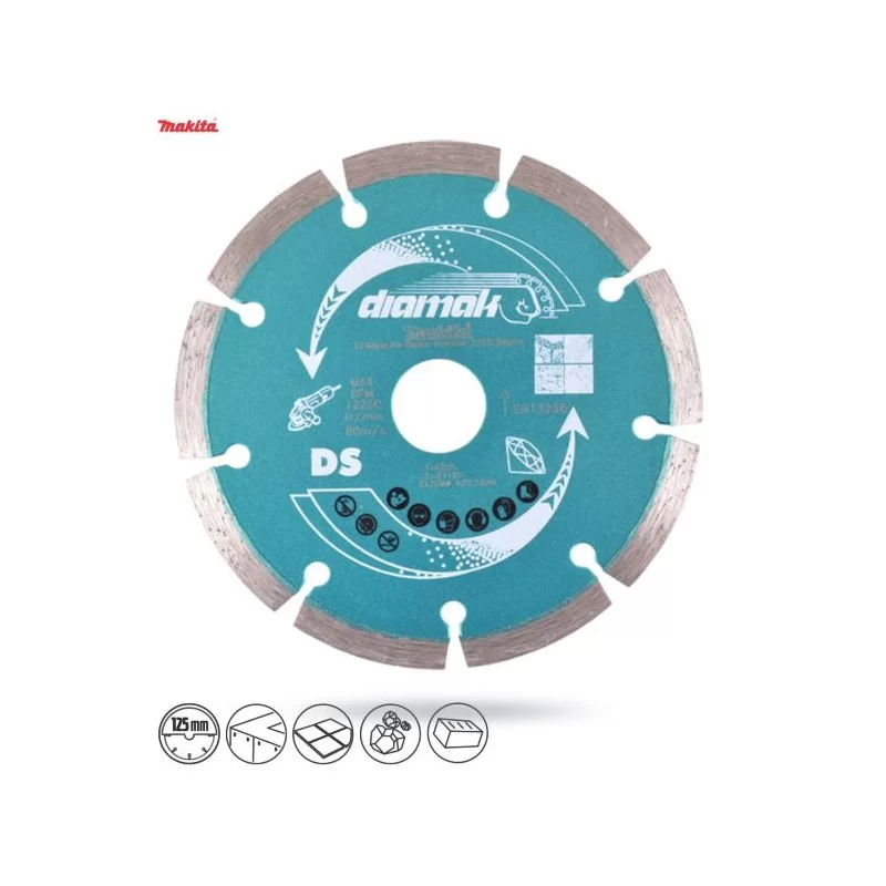 Tarcza diamentowa segment 125 Diamak Makita D61139