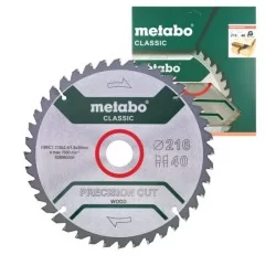 Piła tarczowa 216x40z x30 z widią Metabo