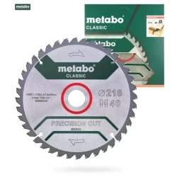 Piła tarczowa 216x40z x30 z widią Metabo