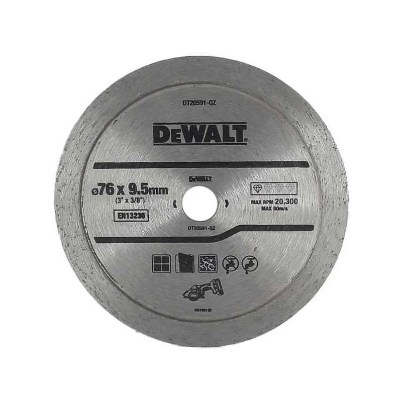 Tarcza diamentowa 76x10mm do DCS438 DeWALT DT20591