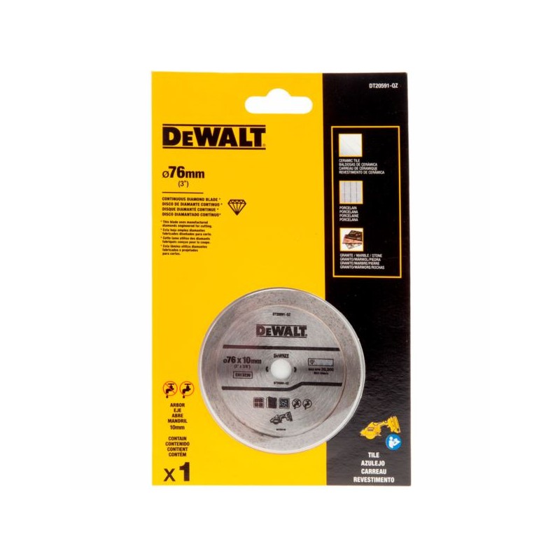 Tarcza diamentowa 76x10mm do DCS438 DeWALT DT20591