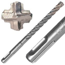 Wiertło bet. 6,5x260 SDS+ 4-ostrz 4-spiral HiKOKI