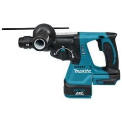 COMBO Makita DLX3157TJ: wkrętarka DDF486, młotowiertarka DHR243, szlifierka kątowa DGA506 + 3x5Ah, ładowarka + 2 walizki MakPac