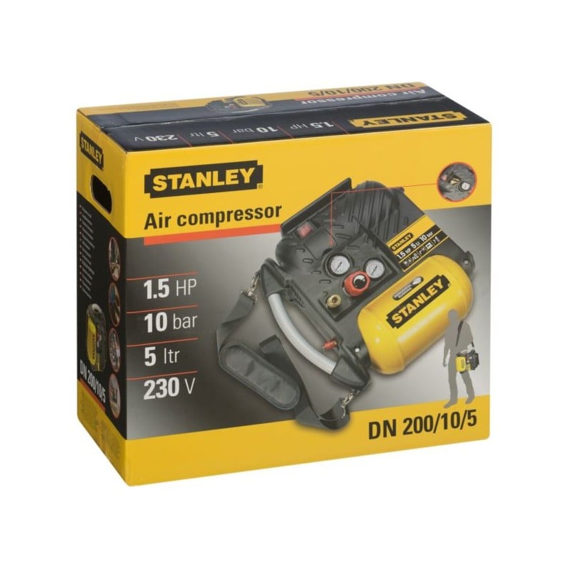 Kompresor bezolejowy Stanley 8215250STN596 Air Boss 5L 180L/min 10bar 1100W
