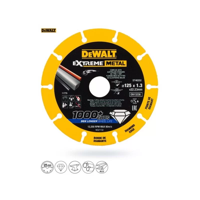 Tarcza do metalu DeWALT DT40252 125x1,3 EXTREME