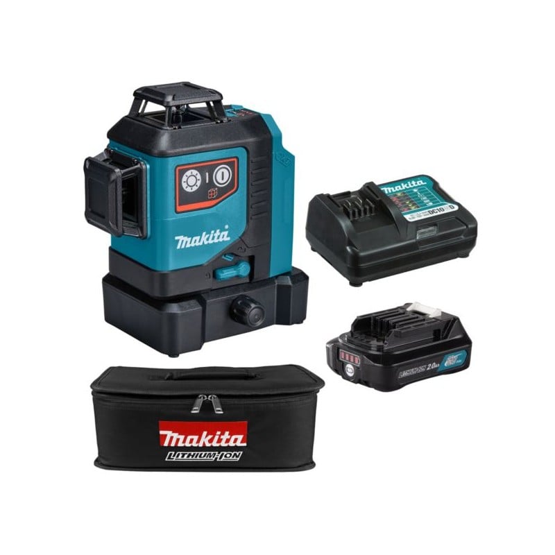 Niwelator laserowy płaszczyznowy Makita SK700D CXT 12V 1x2Ah czerwony 630 / 645 nm