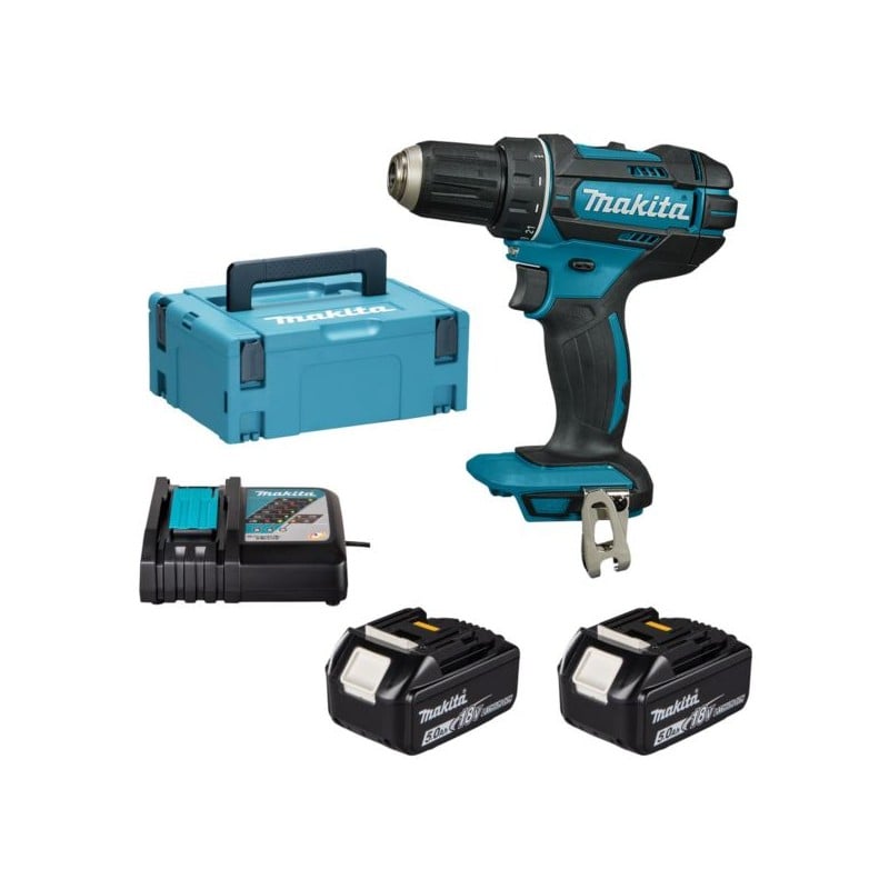 Wkrętarka Makita DDF482RTJ LXT 18V 2x5Ah 62Nm 2 biegi walizka
