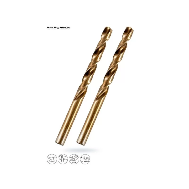 Wiertło do metalu 3,0 COBALT 2szt HSS-Co HiKOKI