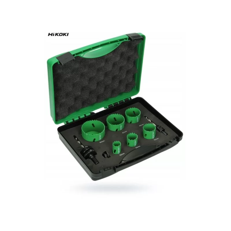 Zestaw otwornic uniwer bimetal 9cz 22-64mm HiKOKI