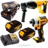 Zestaw DCF787 + DCH133 2x4Ah DeWalt DCK2023M2T-QW