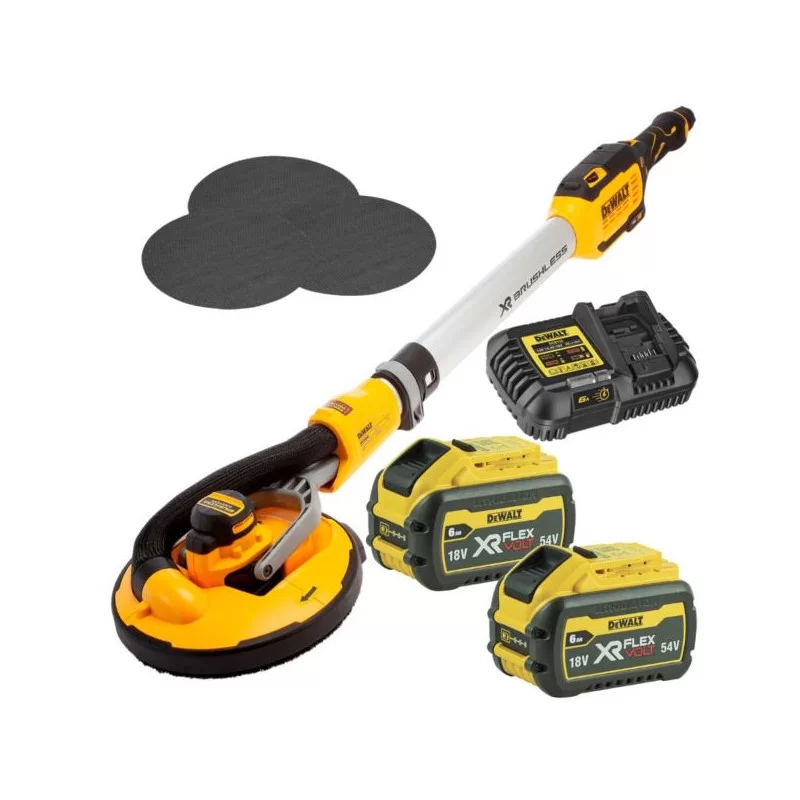 Szlifierka do gipsu 54V 2x6Ah DeWALT żyra DCE800T2
