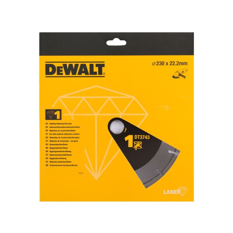 Tarcza diamentowa do betonu 230mm DeWALT DT3743