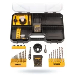 Zestaw 100 bitów wierteł nasadek DEWALT DT70620T