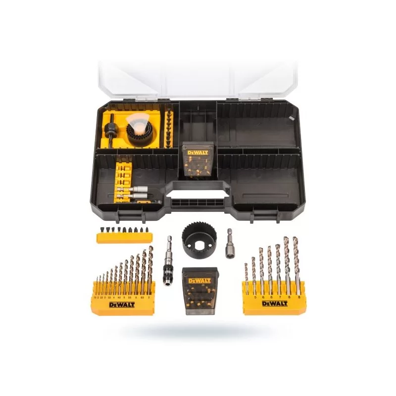 Zestaw 100 bitów wierteł nasadek DEWALT DT70620T