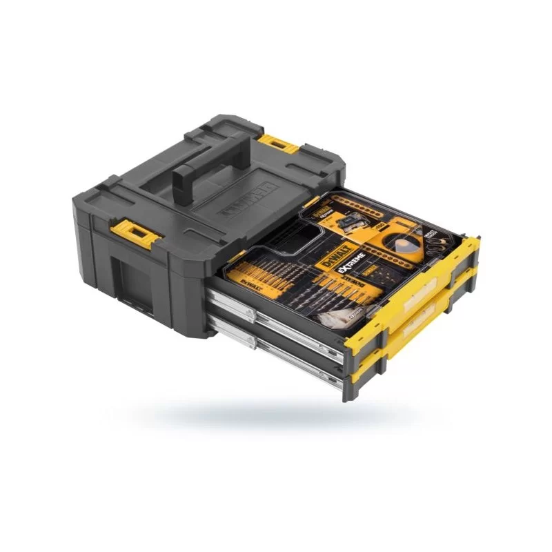 Zestaw 100 bitów wierteł nasadek DEWALT DT70620T