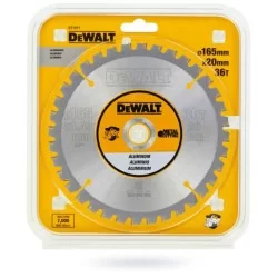 Tarcza 165x36T 20mm DEWALT DT1911 do aluminium