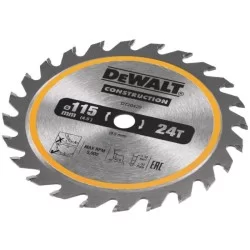 Piła tarczowa 115x24z x 9,5 z widią DeWalt DT2042