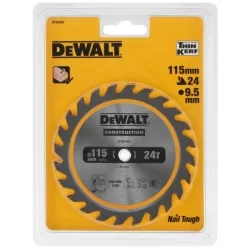Piła tarczowa 115x24z x 9,5 z widią DeWalt DT2042