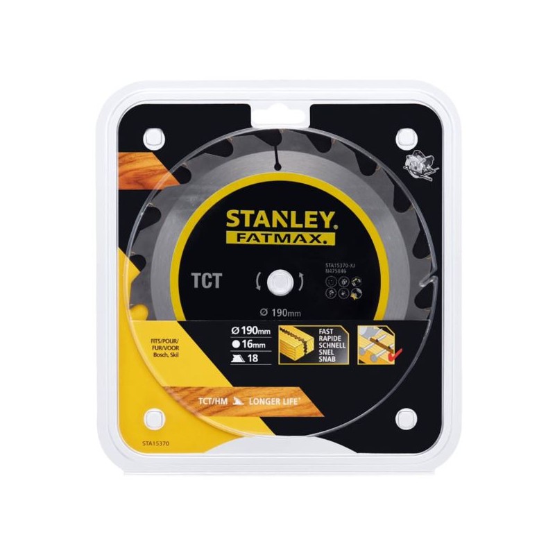 Tarcza pilarska Stanley STA15370, 190mm 1 sztuka