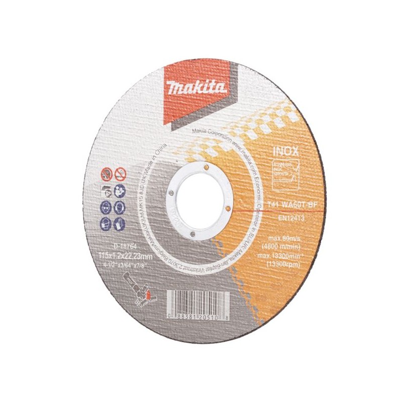 Tarcza do cięcia metalu Makita D-18764 115x1,2mm INOX