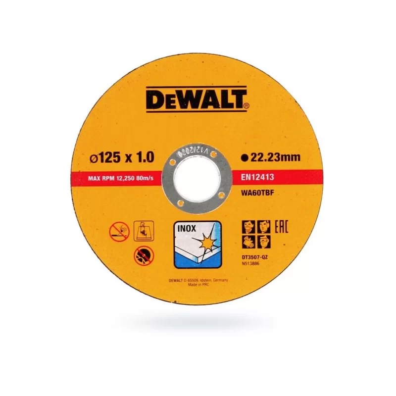Tarcza do metalu DeWALT DT3507 125x1,0 DYSK-10szt
