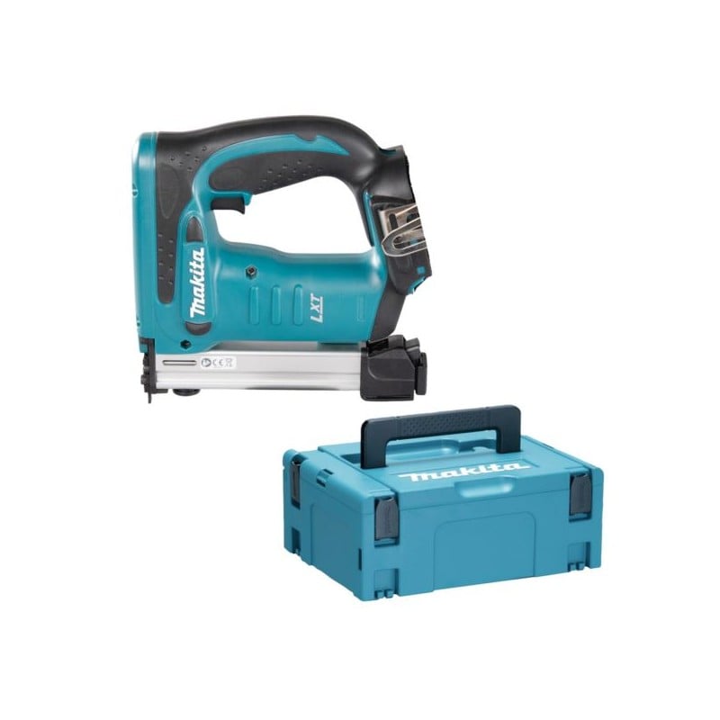 Akumulatorowy zszywacz do szybkiego łączenia płyt z MDF Makita DST221ZJ LXT 18V BODY walizka