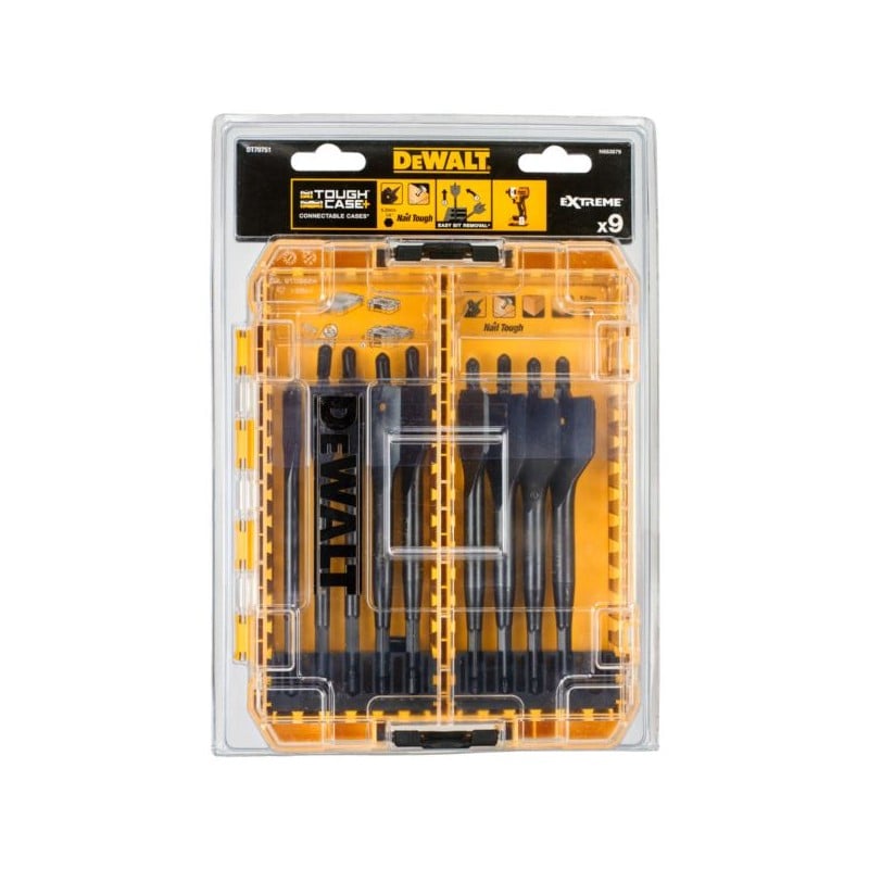 Zestaw wierteł piórkowych DeWALT DT70751 152x12-32mm 1/4'' ToughCase
