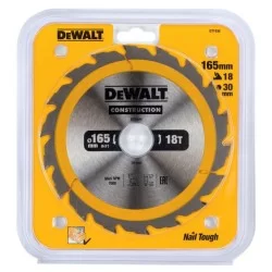 Piła tarczowa do drewna DeWALT DT1936 165x30mm 18T z widią