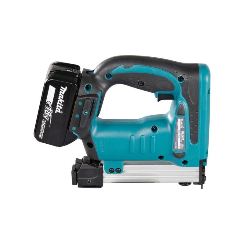 Zszywacz do szybkiego łączenia płyt MDF Makita DST221RFJ LXT 18V 2x3Ah 0,6 x 1,2 Ga 10,5x10 - 22 mm walizka