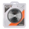 Piła tarczowa widiowa do aluminium YATO YT-60905 160x20mm 52T