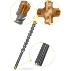 Wiertło SDS MAX 25x920/800 2 spir 4 ostrz HiKOKI