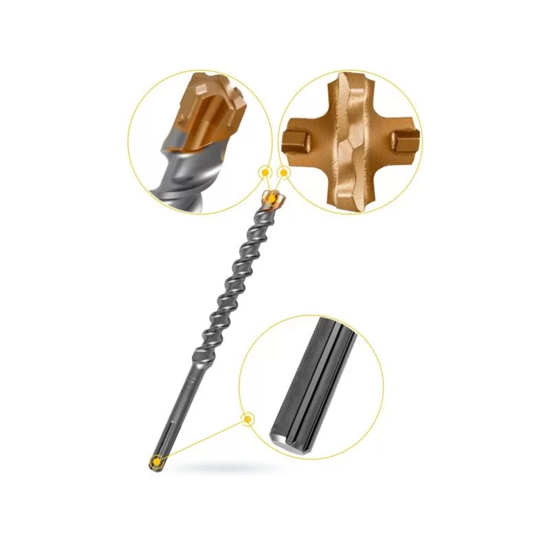 Wiertło SDS MAX 25x920/800 2 spir 4 ostrz HiKOKI