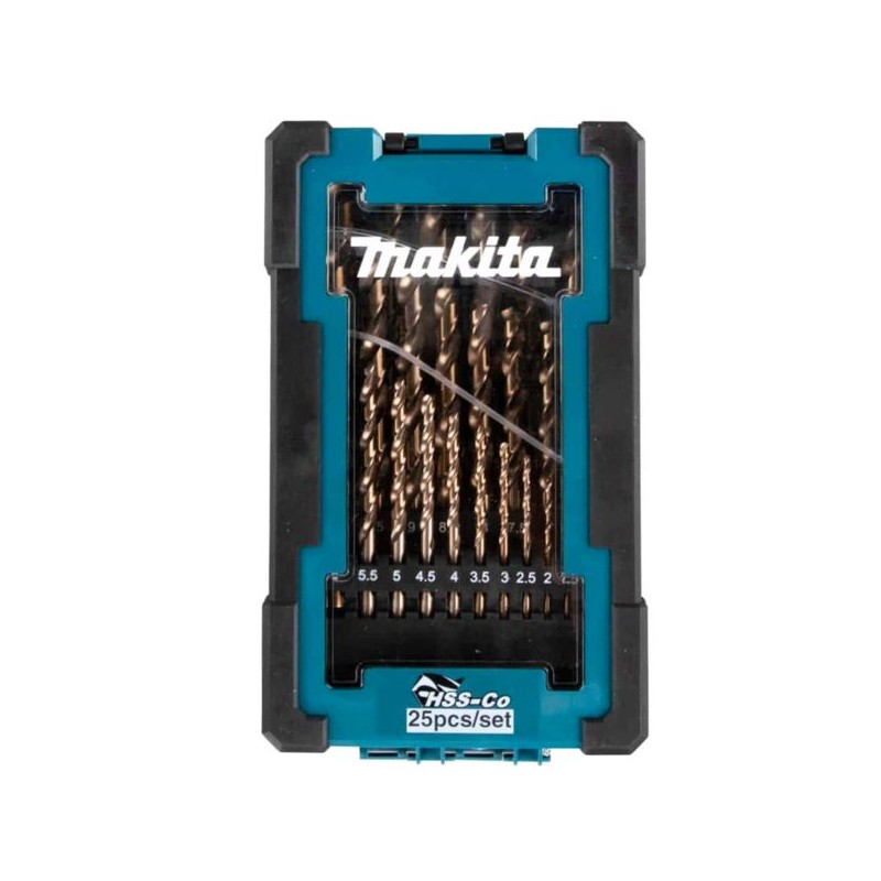 Zestaw 25 wierteł kobaltowych Makita D-67577