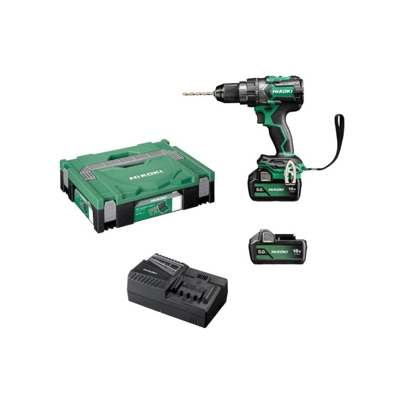 Wkrętarka udarowa HiKOKI DV18DC WPZ 18V 2x5Ah BL 140Nm 2 biegi walizka