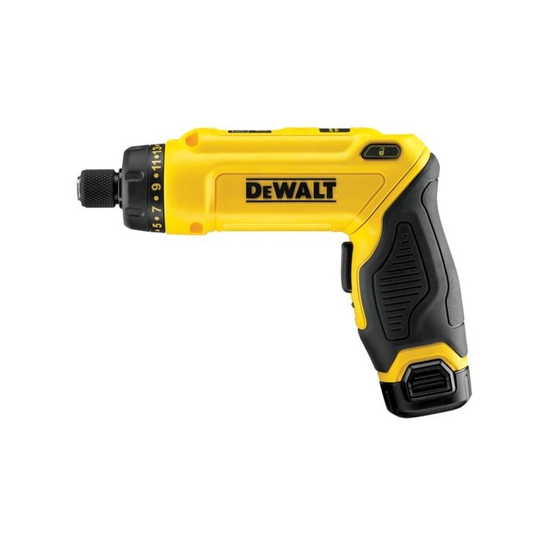 Wkrętak żyroskopowy DeWALT DCF680G2F + latarka DCL023N 7,2V 2x1Ah walizka