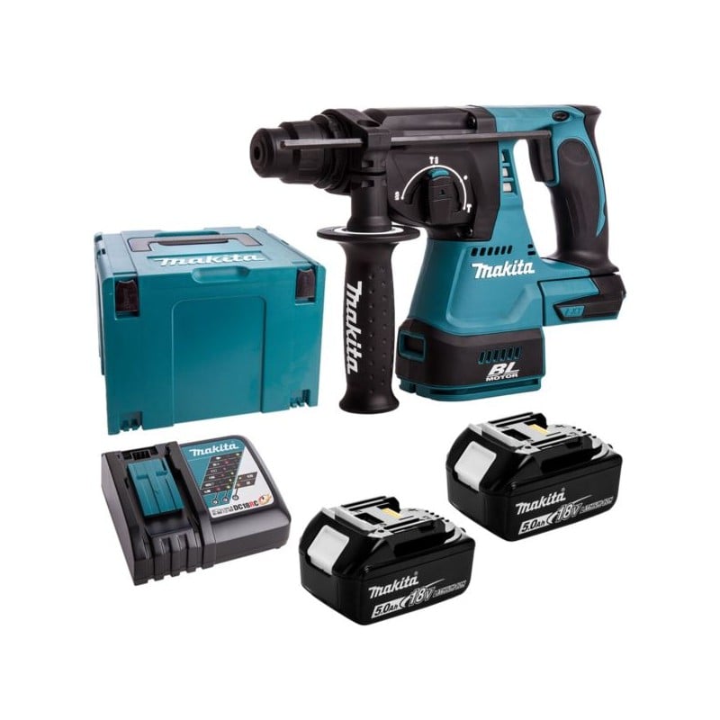 Młotowiertarka SDS+ 2J 18V 2x5Ah Makita DHR242RTJ