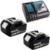 Młotowiertarka SDS+ 2J 18V 2x5Ah Makita DHR242RTJ