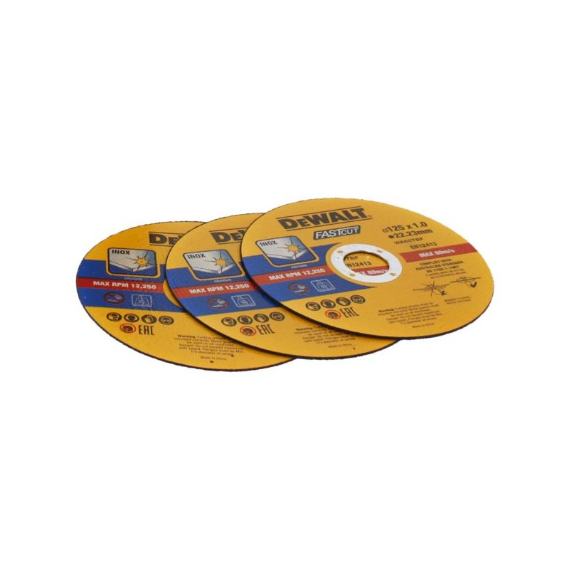 100 tarcz 125x1mm do metalu INOX DeWALT DT20540