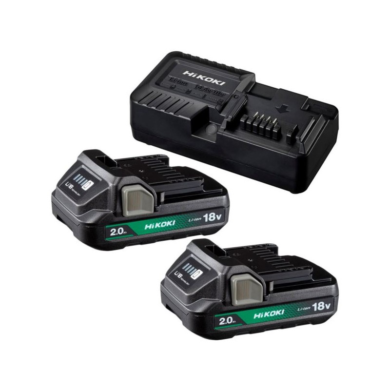 Zestaw DS18DA + WH18DA 18V 2x2Ah HiKOKI KC18DA WAZ
