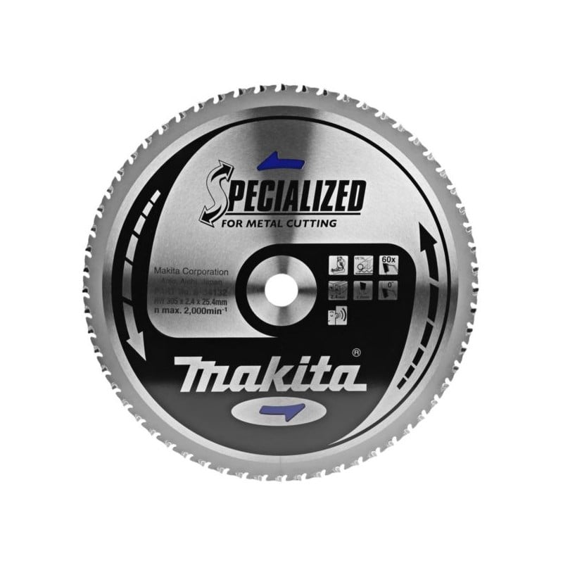 Tarcza do piły Makita B-34132 305x25mm 60z Specialized do stali miękkiej